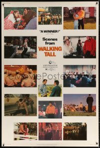 7d304 WALKING TALL 40x60 1973 cool images of Joe Don Baker as Buford Pusser, classic!