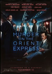 7d200 MURDER ON THE ORIENT EXPRESS DS bus stop 2017 Branagh, huge cast, Agatha Christie!