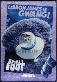 7d202 SMALL FOOT DS bus stop 2018 Abominable Snowman, there's a myth-understanding, get Yeti!