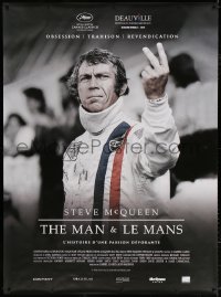 7d358 STEVE MCQUEEN THE MAN & LE MANS French 1p 2015 documentary about his car racing obsession!