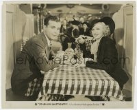 7f102 20 MILLION SWEETHEARTS 8x10 still 1934 close up of Ginger Rogers & Dick Powell dining!