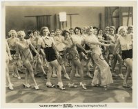 7f106 42nd STREET 8x10.25 still 1933 Ginger Rogers, Ruby Keeler & Una Merkel dancing w/many girls!