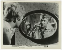 7f120 ALFIE 8x10 still 1966 pretty Jane Asher stares at Michael Caine looking in mirror!