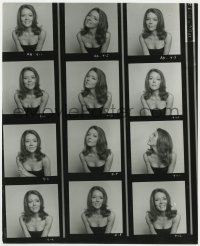 7f151 ON HER MAJESTY'S SECRET SERVICE 8x10 contact sheet 1969 posed portraits of sexy Diana Rigg!
