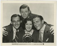 7f182 BIG BROADCAST 8.25x10.25 still 1932 Bing Crosby, Stu Erwin, George Burns & Gracie Allen!