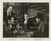 7f199 BODY SNATCHER 8x10 still 1945 Boris Karloff in restaurant with 3 men, Robert Wise directed!
