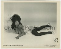 7f346 EXCITING PRINCESS GINA 8x10 still 1960s sexy burlesque portrait by James Kriegsmann!
