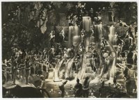 7f366 FOOTLIGHT PARADE 6.75x9.5 still 1933 great image of dozens of sexy ladies by water slides!