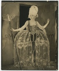 7f369 FORBIDDEN FRUIT 8x10 still 1921 Agnes Ayres full-length in wild jeweled dress by Karl Struss!