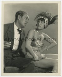 7f482 HOT FOR PARIS 8x10.25 still 1929 Victor McLaglen flirting with sexy showgirl Fifi D'Orsay!