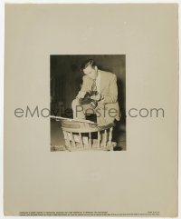 7f487 HOUSE I LIVE IN candid 8x10 key book still 1945 director LeRoy with test film, anti-Semitism