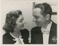 7f505 I LOVE YOU AGAIN deluxe 8x10 still 1940 smiling close up of William Powell in tux & Myrna Loy!