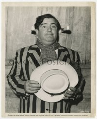 7f513 IN SOCIETY 8.25x10 still 1944 great portrait of Lou Costello in wacky suit holding hat!