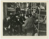 7f611 LONG VOYAGE HOME 8x10.25 still 1940 John Wayne & Thomas Mitchell with others aboard ship!