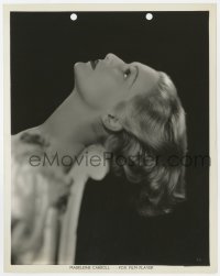 7f625 MADELEINE CARROLL 8x10 still 1934 best profile portrait over black background by Otto Dyar!
