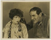 7f639 MANTRAP 8x10 key book still 1926 Ernest Torrence grabs worried Clara Bow by the ear!