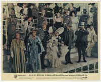7f060 MY FAIR LADY color 8x10 still 1964 Audrey Hepburn rooting for her horse at the races!