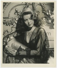 7f696 NAN WYNN 8.25x10 still 1943 sexiest negligee portrait making Good Luck Mr. Yates by Hurrell!