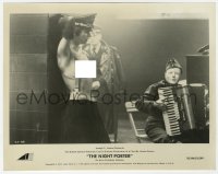 7f707 NIGHT PORTER 8x10 still 1974 topless Charlotte Rampling dancing by Nazi with accordion!