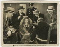 7f710 NO LIMIT 8x10.25 still 1931 sexy Clara Bow denies she knows anything when cops question her!