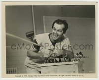7f724 ONE FLEW OVER THE CUCKOO'S NEST 8.25x10 still 1975 c/u of Jack Nicholson playing with sink!