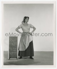 7f752 PRESIDENT'S LADY 8x10 wardrobe test photo 1953 Susan Hayward in one of her Rachel costumes!
