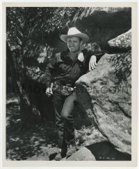 7f848 SONS OF NEW MEXICO 8.25x10 still 1949 great smiling portrait of Gene Autry by Van Pelt!