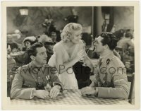 7f885 SUZY 8x10.25 still 1936 officer watches beautiful Jean Harlow flirt with Cary Grant!