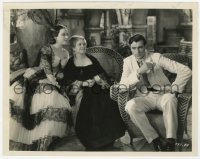 7f903 TEXAN 8x10.25 still 1930 Fay Wray & Emma Dunn smile at handsome Gary Cooper!