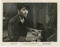7f955 VOICE IN THE WIND 8x10.25 still 1944 close up of sad Francis Lederer playing piano!