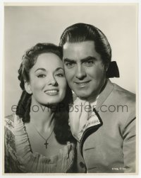 7f507 I'LL NEVER FORGET YOU English 7.75x9.75 still 1951 Tyrone Power, Ann Blyth, House in the Square!