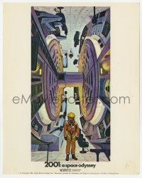 7f003 2001: A SPACE ODYSSEY Cinerama color English FOH LC 1968 Kubrick, Bob McCall centrifuge art!