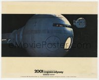 7f004 2001: A SPACE ODYSSEY Cinerama color English FOH LC 1968 pod approaching ship in space!