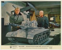 7f010 BATTLE OF THE BULGE color English FOH LC 1966 Robert Shaw & Werner Peters by model tank!