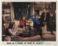 7f017 BOB & CAROL & TED & ALICE color English FOH LC 1969 Natalie Wood, Elliott Gould, Cannon, Culp!