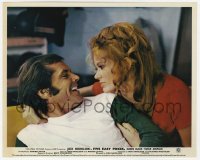 7f037 FIVE EASY PIECES color English FOH LC 1970 c/u of Jack Nicholson smiling at Karen Black!