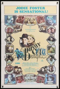 7g549 BUGSY MALONE Aust 1sh 1977 Jodie Foster, Scott Baio, cool art of juvenile gangsters by Moll!