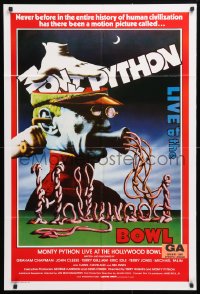 7g611 MONTY PYTHON LIVE AT THE HOLLYWOOD BOWL Aust 1sh 1982 great wacky meat grinder image!