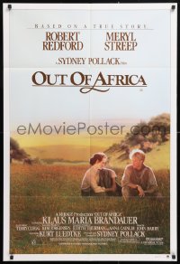 7g615 OUT OF AFRICA Aust 1sh 1985 Robert Redford & Meryl Streep, directed by Sydney Pollack!