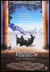 7g621 PRINCESS BRIDE Aust 1sh 1987 Rob Reiner fantasy classic as real as the feelings you feel!