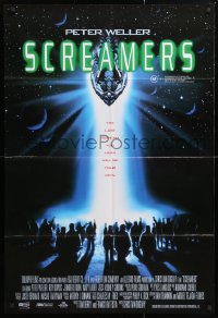 7g631 SCREAMERS Aust 1sh 1996 sci-fi horror, the last scream you hear will be your own!