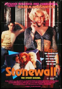 7g635 STONEWALL Aust 1sh 1996 Nigel Finch English documentary about the gay rights movement!
