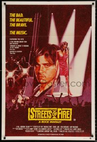 7g636 STREETS OF FIRE Aust 1sh 1984 Michael Pare, Diane Lane, rock 'n' roll, directed by Walter Hill!