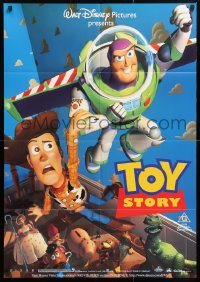 7g643 TOY STORY Aust 1sh 1995 Woody, Buzz Lightyear, Disney and Pixar cartoon!