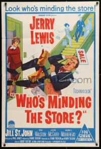 7g648 WHO'S MINDING THE STORE Aust 1sh 1963 Jerry Lewis is the unhandiest handyman, Jill St. John