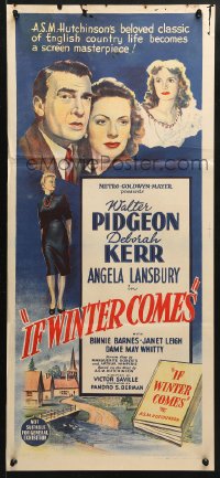 7g824 IF WINTER COMES Aust daybill 1948 Walter Pidgeon, Deborah Kerr, Angela Lansbury, Janet Leigh