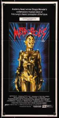 7g864 METROPOLIS Aust daybill R1984 Brigitte Helm as the gynoid Maria, The Machine Man!