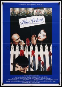 7g390 BLUE VELVET German 1987 David Lynch directed, Isabella Rossellini, Dennis Hopper, MacLachlan!