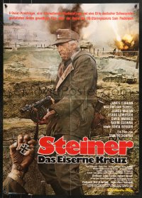 7g403 CROSS OF IRON German R1980 Sam Peckinpah, wild image of James Coburn in WWII!