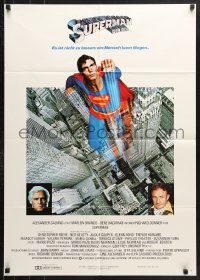 7g494 SUPERMAN German 1978 comic book hero Christopher Reeve, Gene Hackman, Brando!